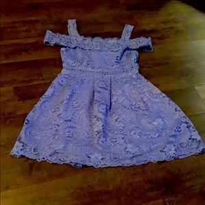 Francesca’s off the shoulder fit & flare dress